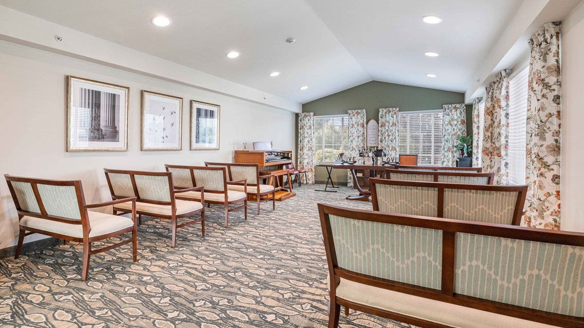 The chapel at Oak Park Retirement